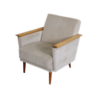 Vintage Fauteuil - Jaren '60, Beige | 01309 thumbnail 1