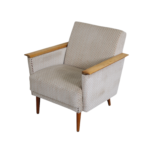 Vintage Fauteuil - Jaren '60, Beige | 01309