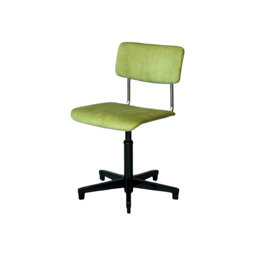 Gispen Burostoel Vintage Design Bureaustoel Lime Groen Retro