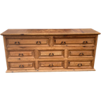 Stoere Mexicaans Grenen Ladenkast/ Dressoir, 207 Cm Breed thumbnail 1