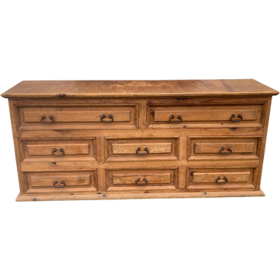 Stoere Mexicaans Grenen Ladenkast/ Dressoir, 207 Cm Breed