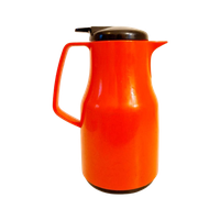 Jaren 70 Vintage Oranje Koffiekan Thermoskan