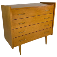 Vintage Ladekast Met 4 Laden, Jaren 60