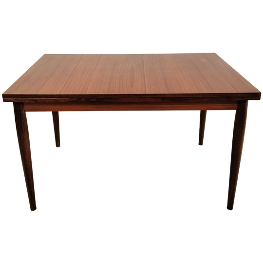Vintage Palissander Houten Uitschuifbare Eettafel, Lübke 1