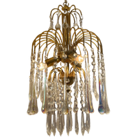 Teardrop Hanglamp Dubbel Laags Murano Pegels Geolied