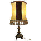 Vintage Messing Schemerlamp, Tafellamp, Lamp thumbnail 1