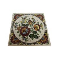 Delftsblauw - Tegel - Polychroom - Handpainted - 20E Eeuw