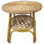 Rotan Vintage Ronde Salontafel thumbnail 1