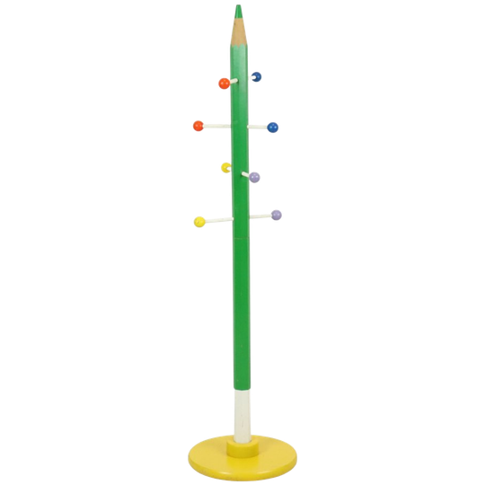 Vintage Gekleurde Potlood Kapstok Kind Pierre Sala Stijl 1