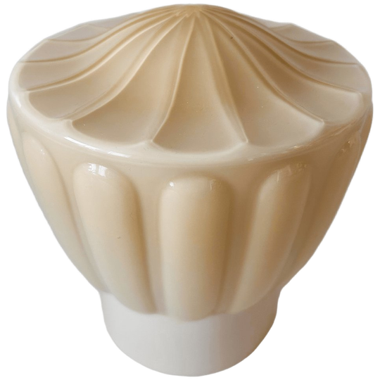 Vintage Thabur Art Deco Plafondlamp Zalmroze 1930’s Plafonnière 1