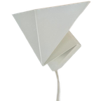 Vintage Postmodern Ikea V9005 Wandlamp Ivoor Metaal Lamp ‘70 thumbnail 1