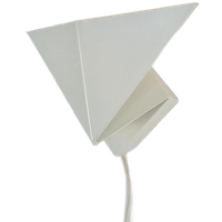Vintage Postmodern Ikea V9005 Wandlamp Ivoor Metaal Lamp ‘70