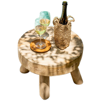 Bazar Bizar | De Teak Root Rond Bord - Xs
