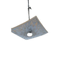 Plafond Hanglamp Met Glazenkap