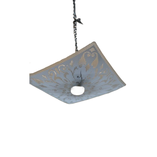 Plafond Hanglamp Met Glazenkap 1