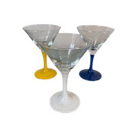 Vintage Postmoderne Martini Glazen