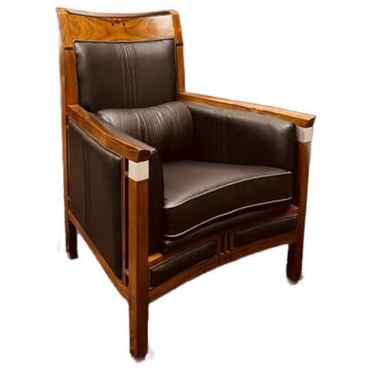 Klassieke Art Deco Fauteuil Zwart Hoog 1
