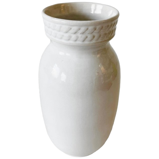Vintage West Germany Witte Vaas Bay Keramik 1970’s 1