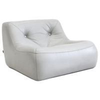 Kali Design Fauteuil Ligne Roset Michel Ducaroy Grijs Leder
