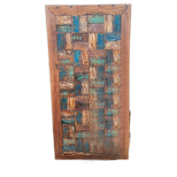 Kleurrijke Eettafel Gemaakt Van Sloophout Afm. 180 X 90cm