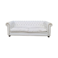 1 Chesterfield Bank Bendic Leer 4 Zits Balmoral