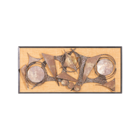 1970’s Danish Brutalist Wall Sculpture / Wanddecoratie / Muurdecoratie From Henrik Horst