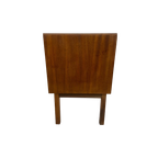 Vintage Kastje Compact Klepkast Jaren 60 Teak Fineer thumbnail 1