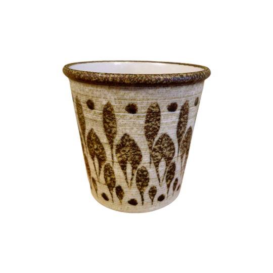 Grote Vintage Denby Engeland Bloempot Keramiek 1