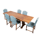 Provenance Oak Dining Set / Eetkamer Set / Eetkamerstoel / Eettafel From 1950’s thumbnail 1