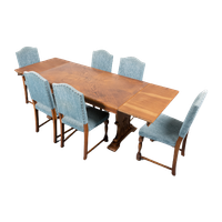 Provenance Oak Dining Set / Eetkamer Set / Eetkamerstoel / Eettafel From 1950’s