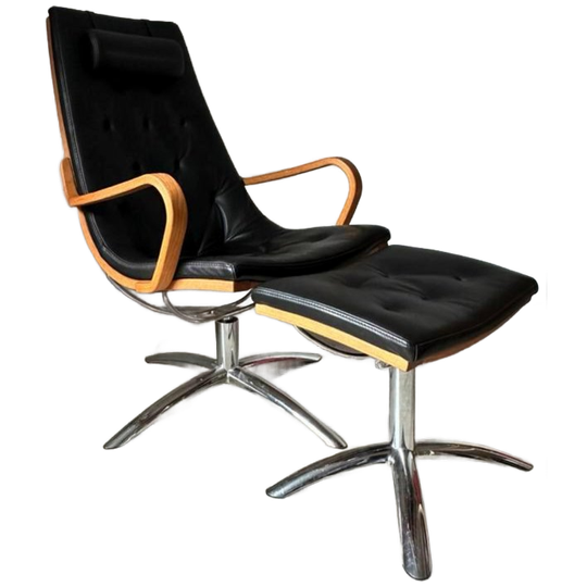 Life Lounge Chair + Ottoman Design By Niels Gammelgaard 1