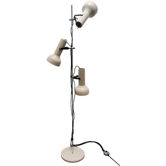 Mid Century Modern Trio Light Floor Lamp, 1970s 1