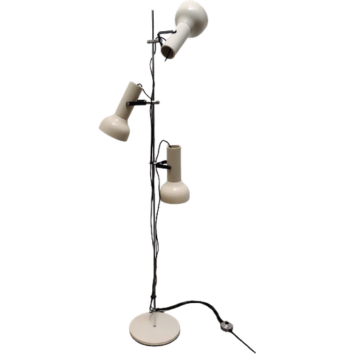 Mid Century Modern Trio Light Floor Lamp, 1970S