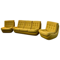 Jitona Atlantis Space Age Sofa And Lounge Chairs Set From The 1970s