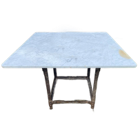 Grote Tuintafel Eettafel Met Marmer Iets Hoger Model Frans