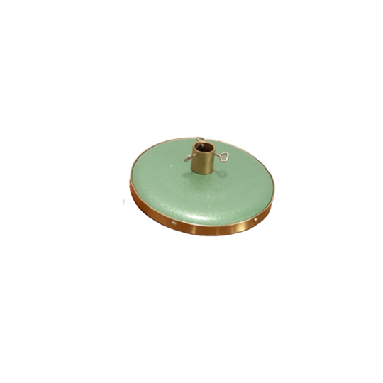 Vintage Kerstboom Standaard Groen Met Messing | Kerst 1