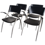 4x Calligaris Design Stoelen thumbnail 1