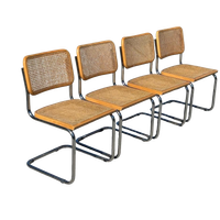 Set Van 4 Cesca Stoelen B32 Made In Italy Design