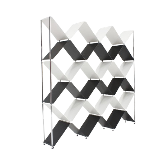 Vintage Italiaanse Boekenkast Room Divider Chrome 1