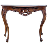 Mooie Grote Geschulpte Sidetable, Opengewerkt, 110 Cm Breed