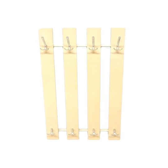 Xl Retro Vintage Kapstok Jaren 60 Hout Creme Wit 1