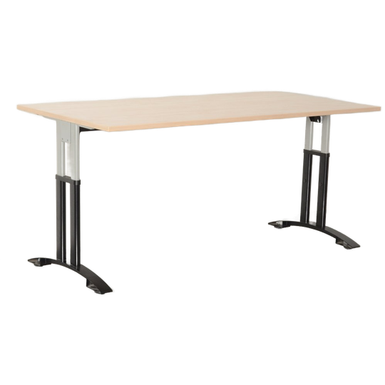 Solidesk Bureau, Wild Peren Blad, 160x80 Cm, Hoogte Instelbaar Onderstel 1