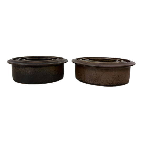 Set Of Serving Ware Ulla Procope For Arabia Finland Model ‘ruska’ 1970s 1
