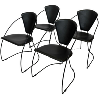 Vintage Arrben Linda Eetkamerstoelen Set Van Vier Jaren 80