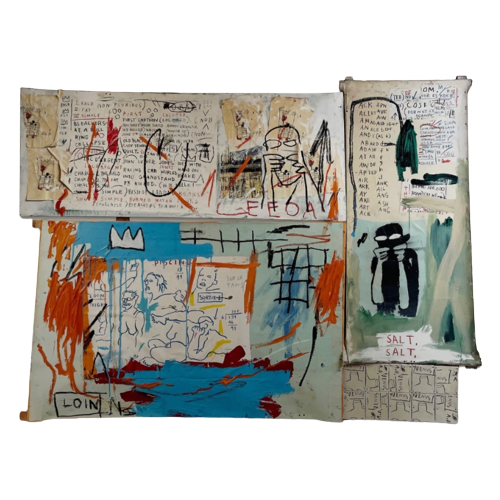 Jean Michel Basquiat, (1960-1988), Piscine Versus The Best Hotels, 1982