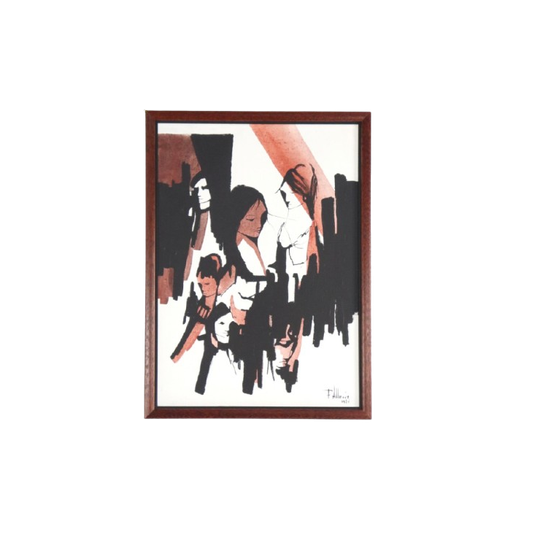 Vintage Schilderij 1977 Fernando Alzamora Albeniz 1
