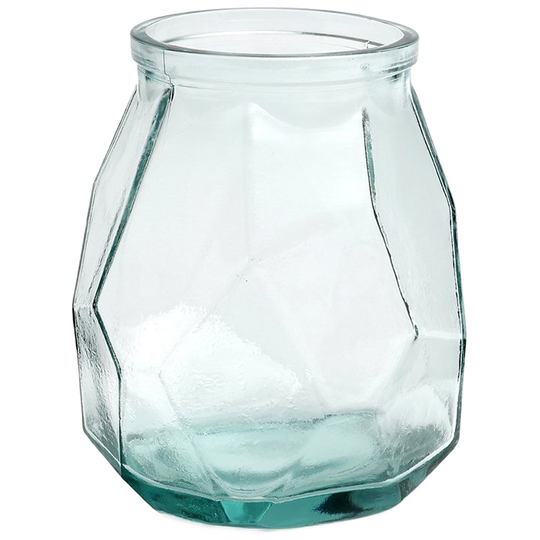 Bazar Bizar | De Wide Origami Vaas - Blauw 1