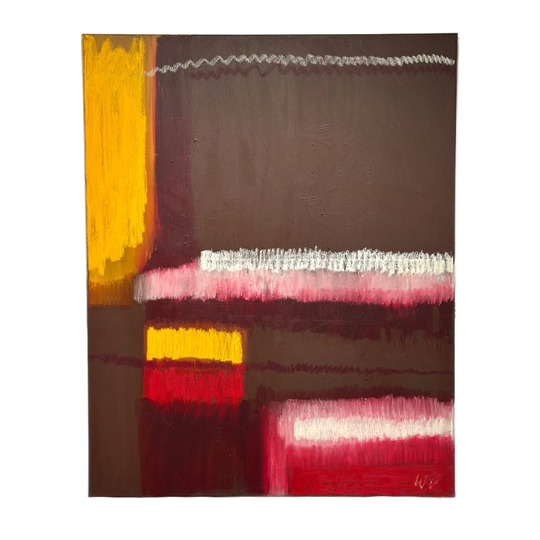 Abstract Olieverf Schilderij 1