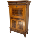Antieke Biedermeier Secretaire Ladekast Klepkast thumbnail 1