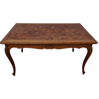 Vintage Landelijke Eettafel Eetkamertafel Uitschuifbaar 011